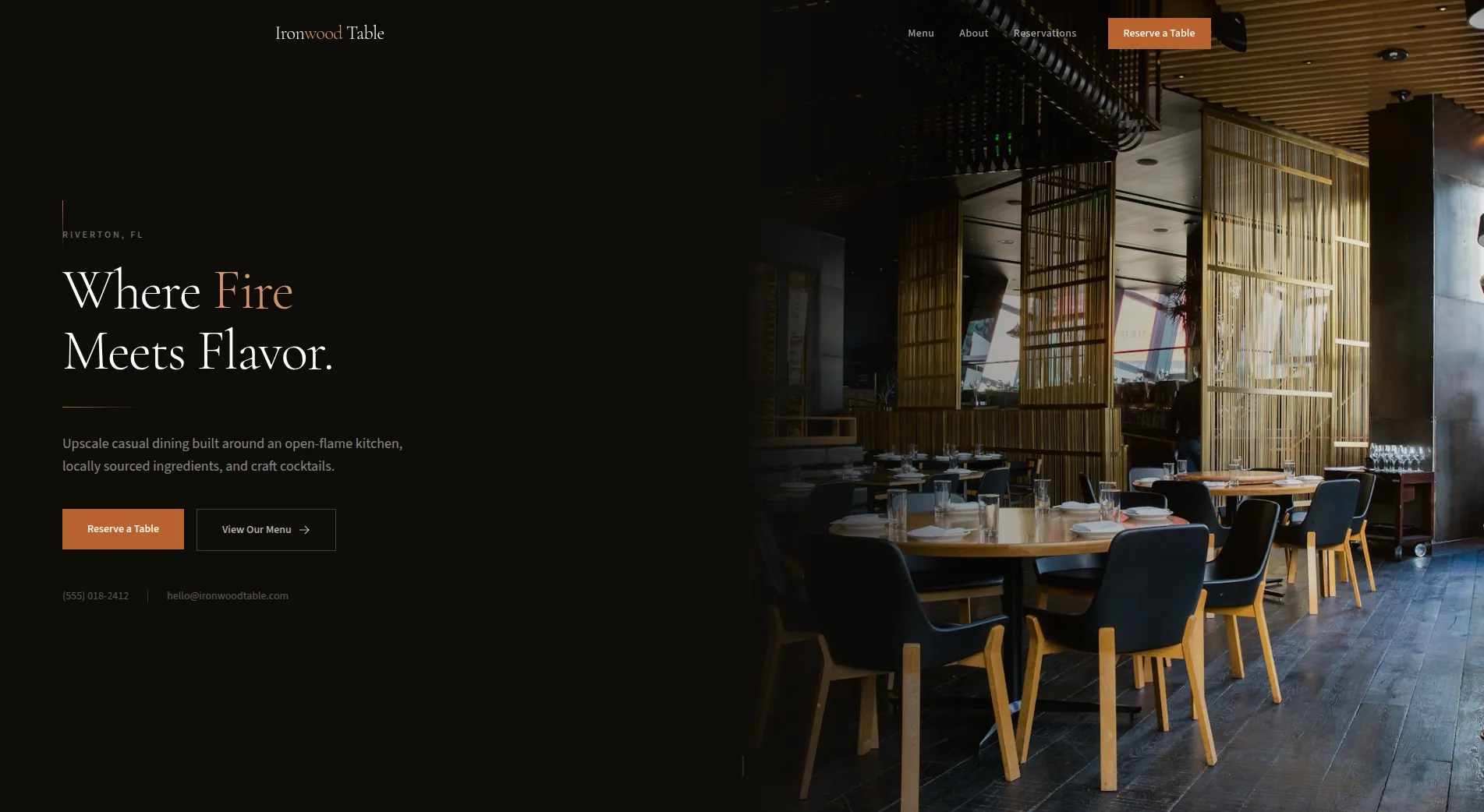 Ironwood Table screenshot